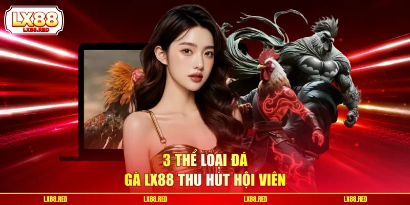 3 thể loại đá gà LX88 thu hút hội viên
